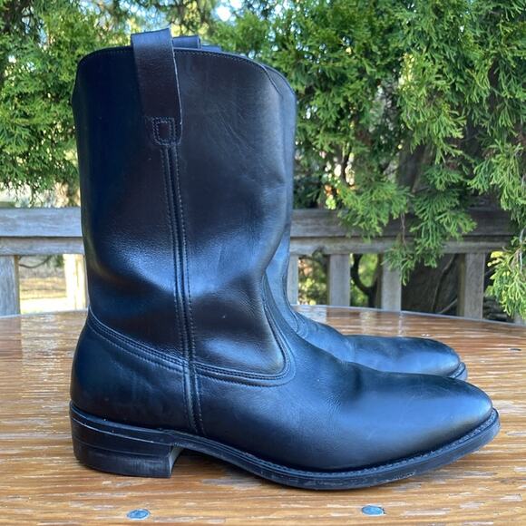 10.5E Vintage HY-TEST Pull On Pecos Steel Toe Work Biker Boots main image 12